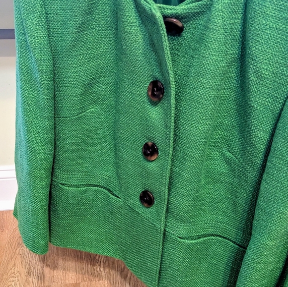 Talbots Petite Jade Green Blazer Women's Petite Size 10 - Picture 4 of 12